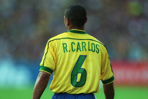 Roberto Carlos Brazil & Real Madrid 12 July 1998  Copyright: MaryxEvansxAllstarxRichardxSellers 12129570 editorial use only