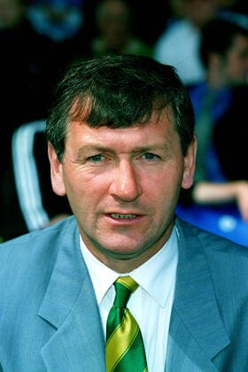 Fußball, Trainerhistorie Norwich City von 1905 bis heute Bruce Rioch Norwich City FC Manager 24 August 1998  Copyright: MaryxEvansxAllstarxGrahamxWhitbyxBoot 12131232 editorial use only