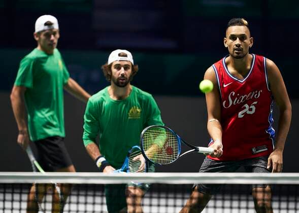 Trainning Teams of Davis Cup by Rakuten Madrid Finals 2019 Cordon Press  xManuelxQueimadelosxAlonsox xDavisxCupxbyxRakutenxMadridxFinalsx2019.xMadrid.xCajaxMagica.x18-24xNovemberx