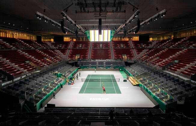 Trainning Teams of Davis Cup by Rakuten Madrid Finals 2019 Cordon Press  xx xx