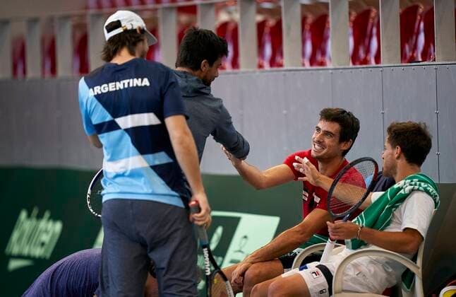 Trainning Teams of Davis Cup by Rakuten Madrid Finals 2019 Cordon Press  xJosexM.xAlvarezx xDavisxCupxMadridxFinalsx2019x