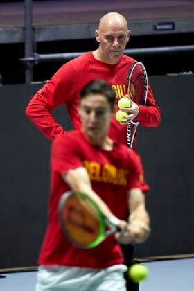 Trainning Teams of Davis Cup by Rakuten Madrid Finals 2019 Cordon Press  xJosexM.xAlvarezx xDavisxCupxMadridxFinalsx2019x