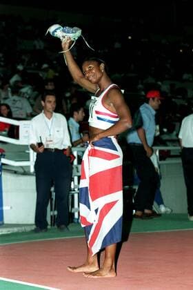 Großbritannien, Black History Month im Oktober - Sport Denise Lewis Heptathlon 01 August 1997  Copyright: MaryxEvansxAllstarxPaulxMcfegan 12149043