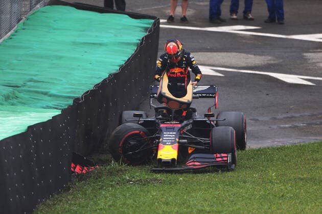 Photo4 LaPresse 15 11 2019 Sao Paulo, Brazil Grand Prix Formula One Brazil 2019 In the pic: Alexander Albon (THA) Red Bull Racing RB15 crash  Copyright: xPhoto4 LaPressex