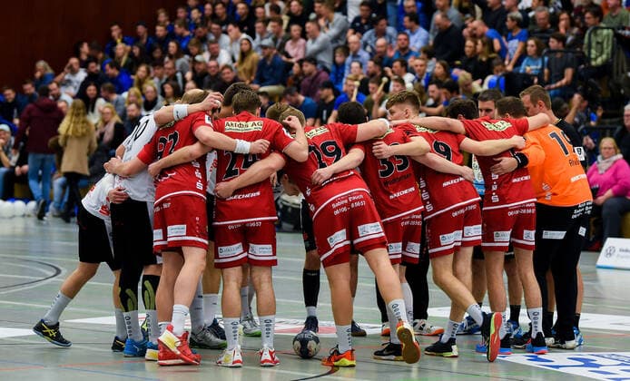 15 11 2019, xpsx, Handball 3 League, HSG Hanau HSG Rodgau Nieder Roden v l Hanau Hessen Germany DEU