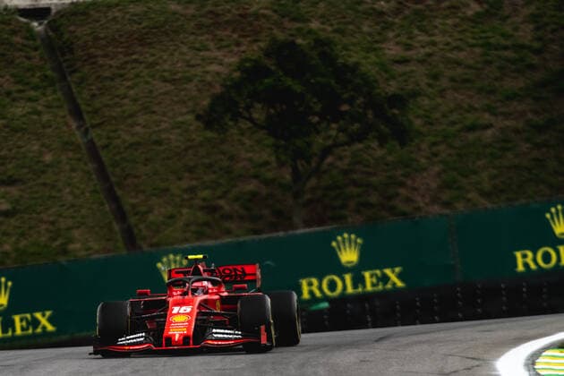 Sport Bilder des Tages Grande Prêmio do Brasil de Fórmula 1 2018 SÃO PAULO, SP - 15.11.2019: GRANDE PRÊMIO DO BRASIL DE FÓRMULA 1 2018 - Charles Leclerc (MCO) during the Formula 1 2018 Brazilian Grand Prix held at the Interlagos Circuit in São Paulo, SP. (Photo: Victor Eleutério Fotoarena) x1831761x  VictorxEleutério