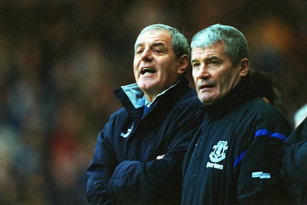 Walter Smith & Archie Knox Everton FCManager Manchester City V Everton  Copyright: AllstarxPicturexLibrary 12183300 editorial use only