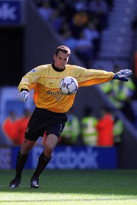 Thomas Sorensen Sunderland FC Bolton Wanderers V Sunderland Reebok Stadium, Bolton, England 29 September 2001  Copyright: MaryxEvansxAllstarxStewartxKendall 12189836 editorial use only