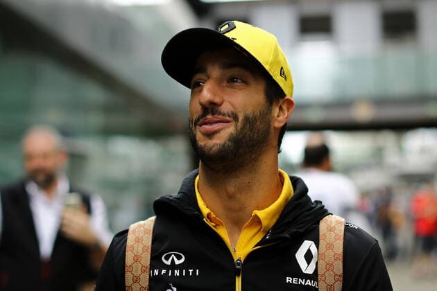 16th November 2019; Autodromo Jose Carlos Pace, Sao Paulo, Brazil; Formula One Brazil Grand Prix, Qualifying Day; Daniel Ricciardo (AUS) Renault F1 Team RS19 - Editorial Use  ActionPlus12188438 HeulerxAndrey