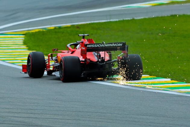 16th November 2019; Autodromo Jose Carlos Pace, Sao Paulo, Brazil; Formula One Brazil Grand Prix, Qualifying Day; Sebastian Vettel (GER) Scuderia Ferrari SF90 during P3 practise - Editorial Use  ActionPlus12188567 HeulerxAndrey