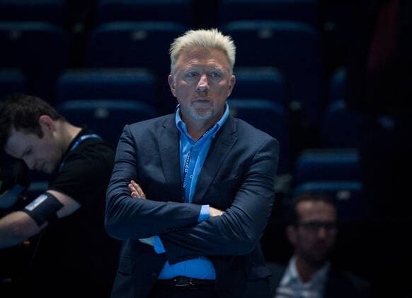 BORIS BECKER of Germany during Zverev practice session during the Nitto ATP, Tennis Herren Finals Tennis London Day 6 at the O2, London, England on 15 November 2019. Copyright: xAndyxRowlandx PMI-3201-0033