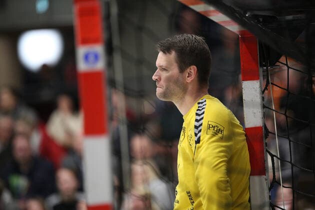 Dennis Klockmann VfL Luebeck Schwartau 32 GER, Handball, 2 Bundesliga, TuS N Luebbecke vs. VfL Luebeck Schwartau, 16 11 2019 Luebbecke Copyright: xEibner-Pressefotox xJanxStrohdiekx EP_JSK