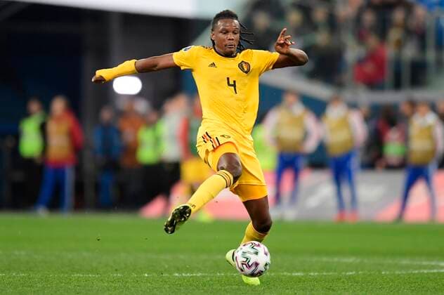 Dedryck Boyata defender of Belgium FOOTBALL : Russie vs Belgique - Saint Petersbourg - Qualification Euro 2020 - 16 11 2019 PhotoNews Panoramic 