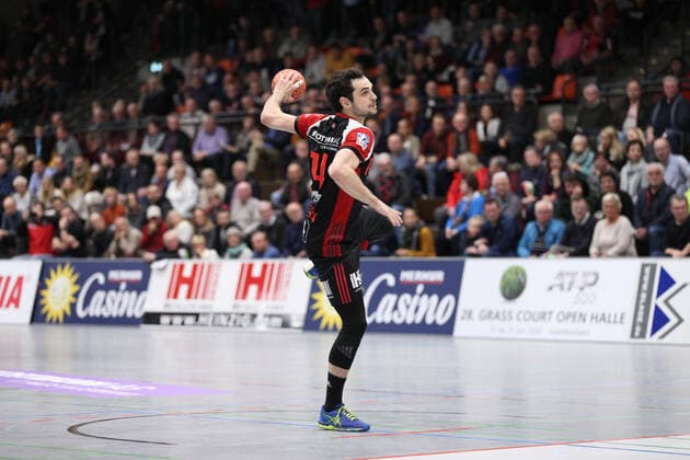 Peter Strosack TuS N Luebbecke 14 GER, Handball, 2 Bundesliga, TuS N Luebbecke against VfL Luebeck Schwartau, 16 11 2019 Luebbecke Copyright: xEibner-Pressefotox xJanxStrohdiekx EP_JSK
