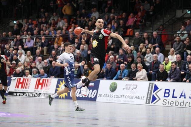 Marko Bagaric TuS N Luebbecke 13 GER, Handball, 2 Bundesliga, TuS N Luebbecke against VfL Luebeck Schwartau, 16 11 2019 Luebbecke Copyright: xEibner-Pressefotox xJanxStrohdiekx EP_JSK
