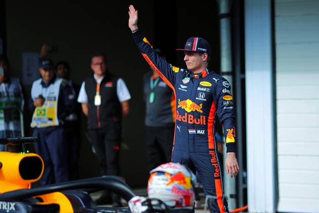 16th November 2019; Autodromo Jose Carlos Pace, Sao Paulo, Brazil; Formula One Brazil Grand Prix, Qualifying Day; Pole position for Max Verstappen (NED) Red Bull Racing RB15 - Editorial Use  ActionPlus12188771 HeulerxAndrey