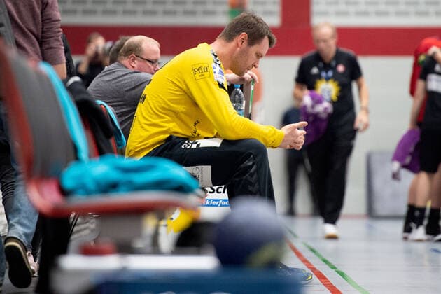 Lübbecke, Germany 16 11 2019 2 Handball Bundesliga 2019 2020 TuS N Lübbecke vs VfL Lübeck Schwartau Dennis Klockmann Lübeck Lübbecke Nordrhein Westfalen Germany Merkur Arena
