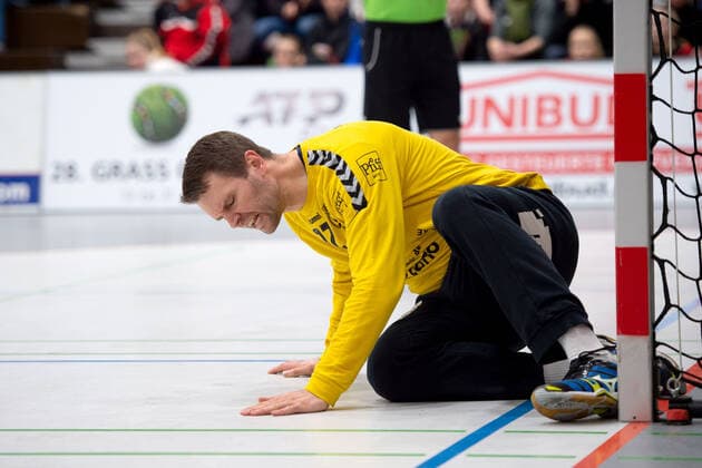 Lübbecke, Germany 16 11 2019 2 Handball Bundesliga 2019 2020 TuS N Lübbecke vs VfL Lübeck Schwartau Dennis Klockmann Lübeck Lübbecke Nordrhein Westfalen Germany Merkur Arena
