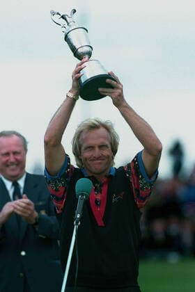 Greg Norman The Open Champion 1993,22 July 1993  Copyright: MaryxEvansxAllstarxRichardxSellers 12349278