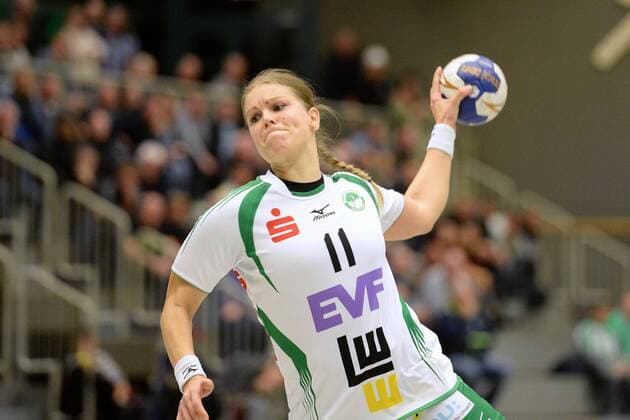 Michaela Hrbkova Frisch Auf Goeppingen at litter, GER, HSG Bad Wildungen Vipers Frisch Auf Goeppingen, Handball, 1 Bundesliga Women, 16 11 2019, GER, HSG Bad Wildungen Vipers Frisch Auf Goeppingen, Handball, 1 Liga Women, 16 11 2019 Bad Wildungen Copyright: xRolandxSippelx xEibner-pressefotox
