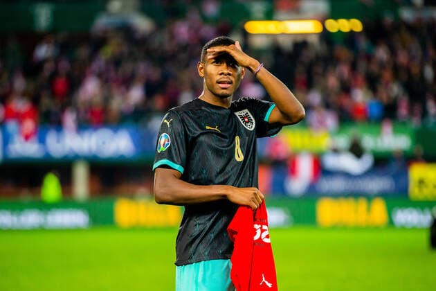 16 11 2019, Ernst Happel Stadium, Vienna, AUT, UEFA EM qualification, Austria vs. North Macedonia, Group G, pictured David Alaba AUT during the UEFA European Championship qualification, group G match between Austria and North Macedonia at the Ernst Happel Stadium in Vienna, Austria on 2019 11 16 Vienna  EP_ang