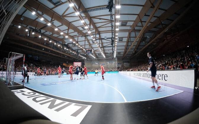 17 11 2019 xkhx Kassel Men s EHF Cup 2019 20, 3 Qualification round MT Melsungen Olympiacos SFP GRE , View into the Rothenbach Hall