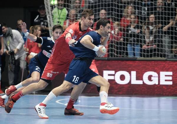 17 11 2019 xkhx Melsungen Men s EHF Cup 2019 20, 3 qualification round MT Melsungen Olympiacos SFP GRE , Stefan Salger 55, MT Melsungen vs Sanikis Olympiacos