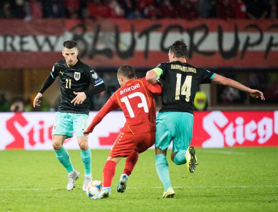 16 11 2019, Ernst Happel Stadium, Vienna, AUT, UEFA EM qualification, Austria vs. North Macedonia, Group G, pictured  EP_gru