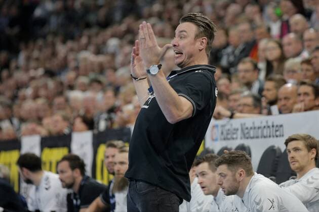 1 Handball Bundesliga THW Kiel TSV Hannover Burgdorf, Kiel, 17 11 2019 Trainer Filip Jicha Kiel furiously furious Copyright: xBEAUTIFULxSPORTS DRPx