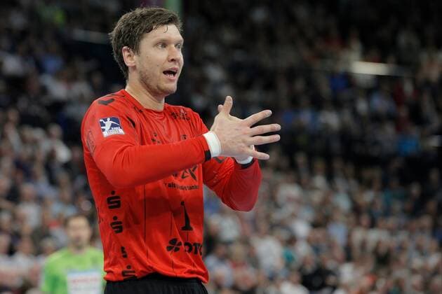 1 Handball Bundesliga THW Kiel TSV Hannover Burgdorf, Kiel, 17 11 2019 Goalkeeper Niklas Landin Jacobsen Kiel, 1 Copyright: xBEAUTIFULxSPORTS DRPx