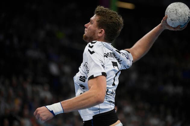 Magnus Landin Jacobsen THW Kiel , Handball Bundesliga, Liqui Moly HBL, Men, 13 Matchday, TSV Hannover Burgdorf , 17 11 19 Kiel Sparkassen Arena Schleswig Holstein Germany