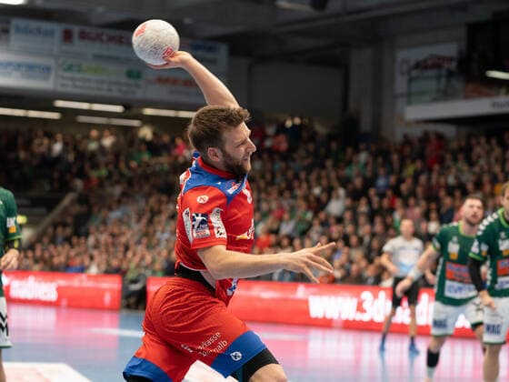 Gregor Thomann HBW Balingen Weilstetten 08, Frisch Auf Göppingen vs. HBW Balingen Weilstetten, 1 Bundesliga, Handball, Men, 17 11 2019 Frisch Auf Göppingen vs. HBW Balingen Weilstetten, 1 Bundesliga, Handball, Men, 17 11 2019 Göppingen Copyright: xSchmidtx Eibner-Pressefotox EP_mst