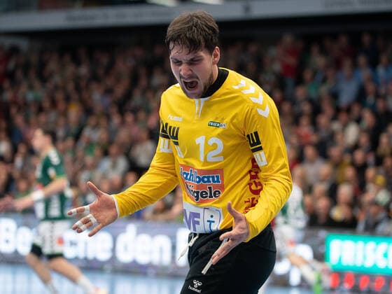 Daniel Rebmann Frisch Auf Goeppingen 12 , Frisch Auf Göppingen vs. HBW Balingen Weilstetten, 1 Bundesliga, Handball, Men, 17 11 2019 Frisch Auf Göppingen vs. HBW Balingen Weilstetten, 1 Bundesliga, Handball, Men, 17 11 2019 Göppingen Copyright: xSchmidtx Eibner-Pressefotox EP_mst