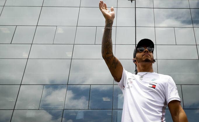 Grande Prêmio do Brasil F1 2019 SÃO PAULO, SP - 17.11.2019: GRANDE PRÊMIO DO BRASIL F1 2019 - It takes place this Sunday (17), at the Interlagos racetrack, south of the city of Sao Paulo, another Grand Prix of Brazil F1 2019. The driver Lewis Hamilton of Mercedes has already been champion of this season. In the picture the driver Lewis Hamilton of Mercedes. (Photo: Aloisio Mauricio Fotoarena) x1833083x  AloisioxMauricio