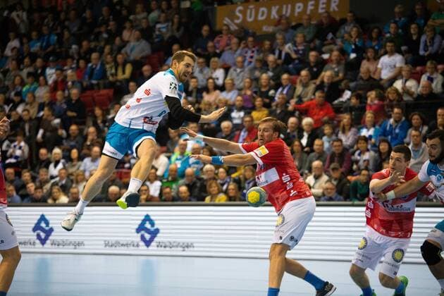 TVB Stuttgart 8Rudolf Faluveski, Bergischer HC 5Max Darij TVBStuttgart vs. BergischerHC, Handball, 1 Bundesliga, 2019 2020 17 11 2019 Stuttgart Copyright: xEibner-Pressefoto RogerxBuerkex EP_RBE