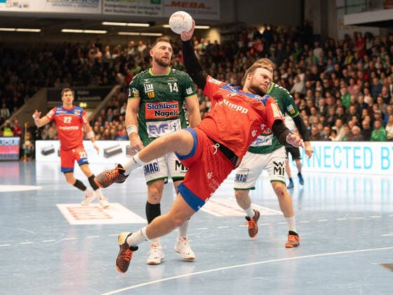 Marcel Niemeyer HBW Balingen Weilstetten 03 , Frisch Auf Göppingen vs. HBW Balingen Weilstetten, 1 Bundesliga, Handball, Men, 17 11 2019 Frisch Auf Göppingen vs. HBW Balingen Weilstetten, 1 Bundesliga, Handball, Men, 17 11 2019 Göppingen Copyright: xEibner-Pressefotox EP_mst