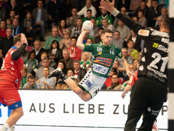 Josip Peric Frisch Auf Goeppingen 18 , Frisch Auf Göppingen vs HBW Balingen Weilstetten, 1 Bundesliga, Handball, Men, 17 11 2019 Frisch Auf Göppingen vs HBW Balingen Weilstetten, 1 Bundesliga, Handball, Men, 17 11 2019 Göppingen Copyright: xEibner-Pressefotox EP_mst
