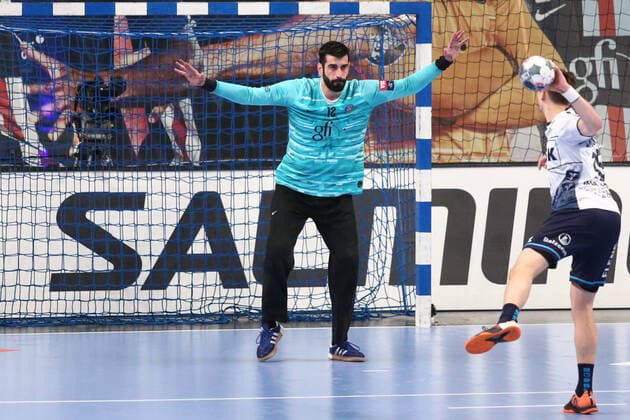 Rodrigo Corrales (Paris Saint-Germain) HANDBALL : Paris Saint-Germain HB vs SG Flensburg-Handewitt - VELUX EHF Champions League - 8eme journee - 17 11 2019 KevinDomas Panoramic 
