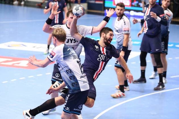 Nikola Karabatic (Paris Saint-Germain) HANDBALL : Paris Saint-Germain HB vs SG Flensburg-Handewitt - VELUX EHF Champions League - 8eme journee - 17 11 2019 KevinDomas Panoramic 