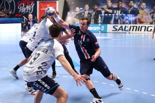Sander Sagosen (Paris Saint-Germain) HANDBALL : Paris Saint-Germain HB vs SG Flensburg-Handewitt - VELUX EHF Champions League - 8eme journee - 17 11 2019 KevinDomas Panoramic 