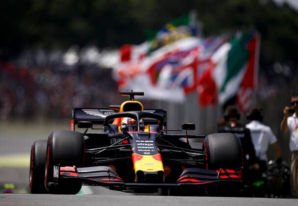 Motorsports: FIA Formula One World Championship, WM, Weltmeisterschaft 2019, Grand Prix of Brazil, 33 Max Verstappen (NLD, Aston Martin Red Bull Racing), Sao Paulo Brazil