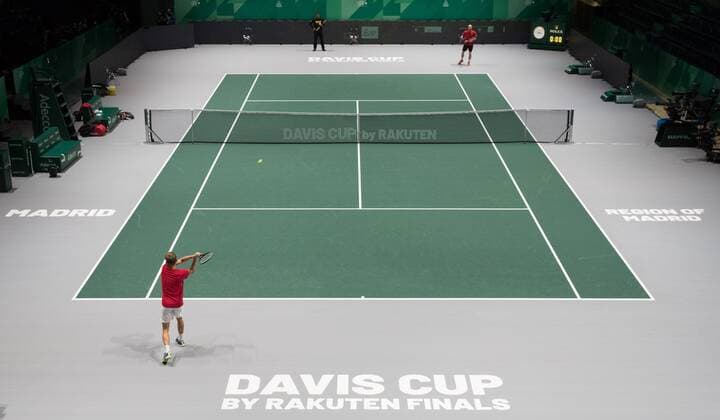 David Goffin of Belgium TENNIS : Conference de presse et entrainement Belgique - Coupe Davis - Madrid - 17 11 2019 PhotoNews Panoramic 