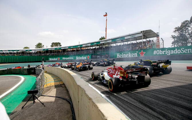 Motorsports: FIA Formula One World Championship, WM, Weltmeisterschaft 2019, Grand Prix of Brazil, 99 Antonio Giovinazzi (ITA, Alfa Romeo Racing), Sao Paulo Brazil