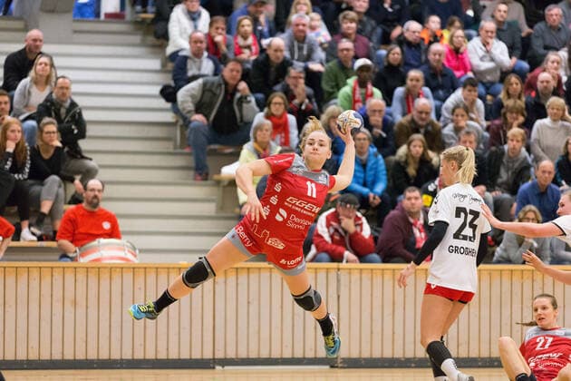 1 FSV Mainz 05 HSG Bensheim Auerbach,17 11 2019,GER, in Sarah Johanna Dekker, HSG Bensheim Auerbach, 11 Scherbaum Eibner Press photo GER,Handball, 1 BL Women,7 Matchday, 17 11 2019, Sporthalle Wiesbaden, Klarenthaler Str , Wiesbaden Copyright: xUlrichxScherbaum Eibner-Pressefotox EP_usm