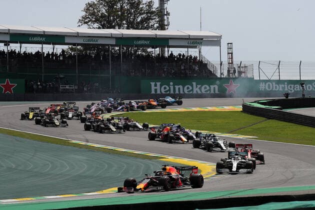 Photo4 LaPresse 17 11 2019 Sao Paulo, Brazil Grand Prix Formula One Brazil 2019 In the pic: Start of the race  Copyright: xPhoto4 LaPressex