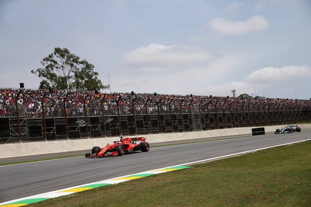 Photo4 LaPresse 17 11 2019 Sao Paulo, Brazil Grand Prix Formula One Brazil 2019 In the pic: Sebastian Vettel (GER) Scuderia Ferrari SF90  Copyright: xPhoto4 LaPressex