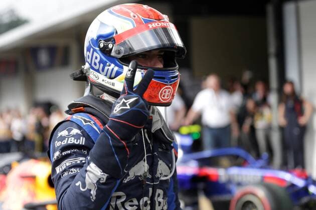French Pierre Gasly of Toro Rosso, second place, poses after the Brazilian Formula One Grand Prix in Interlagos circuit in Sao Paulo, Brazil, 17 November 2019. Formula One Grand Prix of Brazil !ACHTUNG: NUR REDAKTIONELLE NUTZUNG!  Copyright: xFernandoxBizerrax JJPANA7920 20191117-637096203735172370