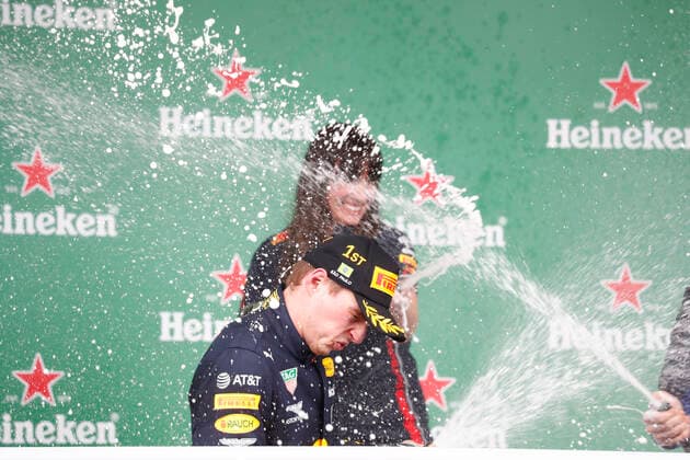 Motorsports: FIA Formula One World Championship, WM, Weltmeisterschaft 2019, Grand Prix of Brazil, 33 Max Verstappen (NLD, Aston Martin Red Bull Racing), Sao Paulo Brazil