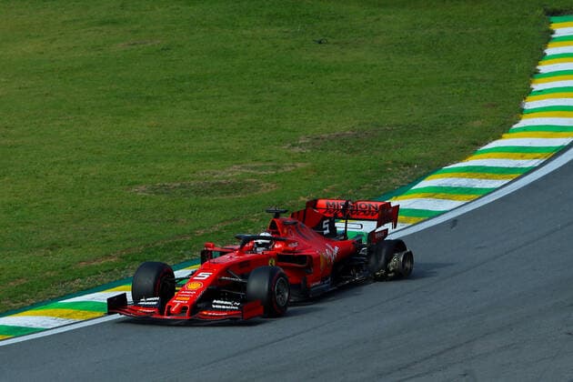 17th November 2019; Autodromo Jose Carlos Pace, Sao Paulo, Brazil; Formula One Brazil Grand Prix, Race Day; Sebastian Vettel (GER) Scuderia Ferrari SF90 - Editorial Use  ActionPlus12189359 HeulerxAndrey