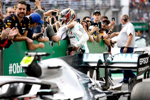 Motorsports: FIA Formula One World Championship, WM, Weltmeisterschaft 2019, Grand Prix of Brazil, 44 Lewis Hamilton (GBR, Mercedes AMG Petronas Motorsport), Sao Paulo Brazil